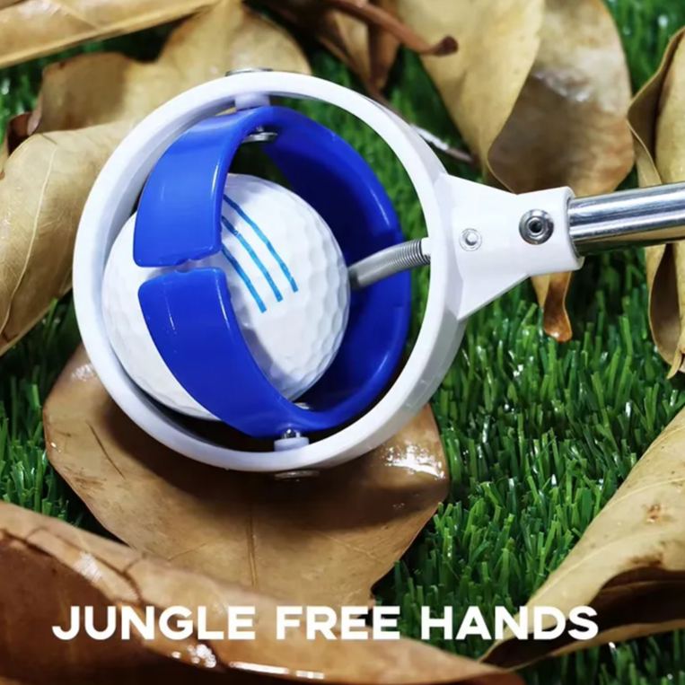 Premium Telescopic Golf Ball Retriever with Automatic Locking Scoop