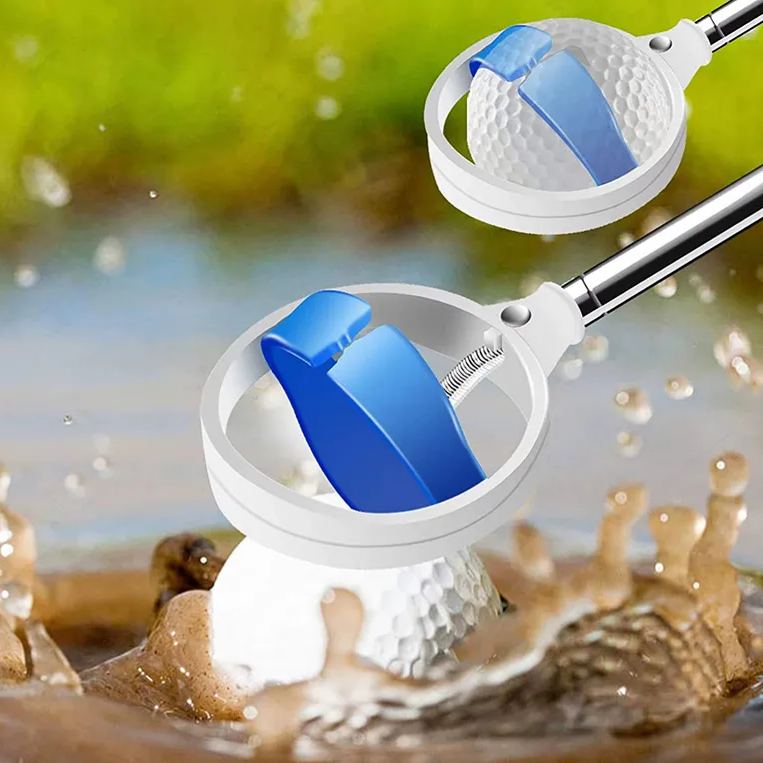 Premium Telescopic Golf Ball Retriever with Automatic Locking Scoop