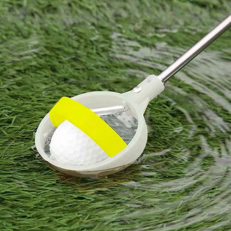 Premium Telescopic Golf Ball Retriever with Automatic Locking Scoop