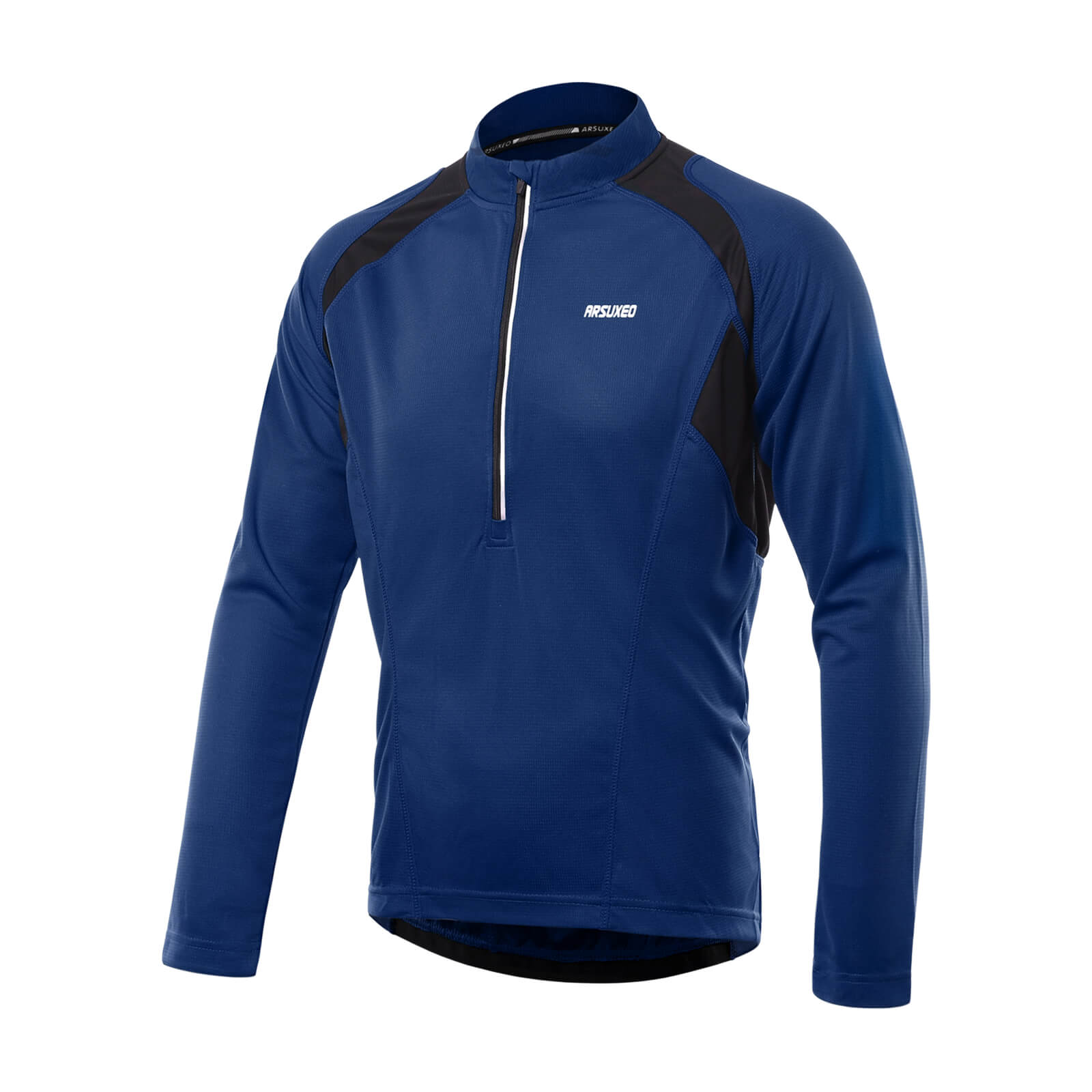 men cycling jersey navy blue side