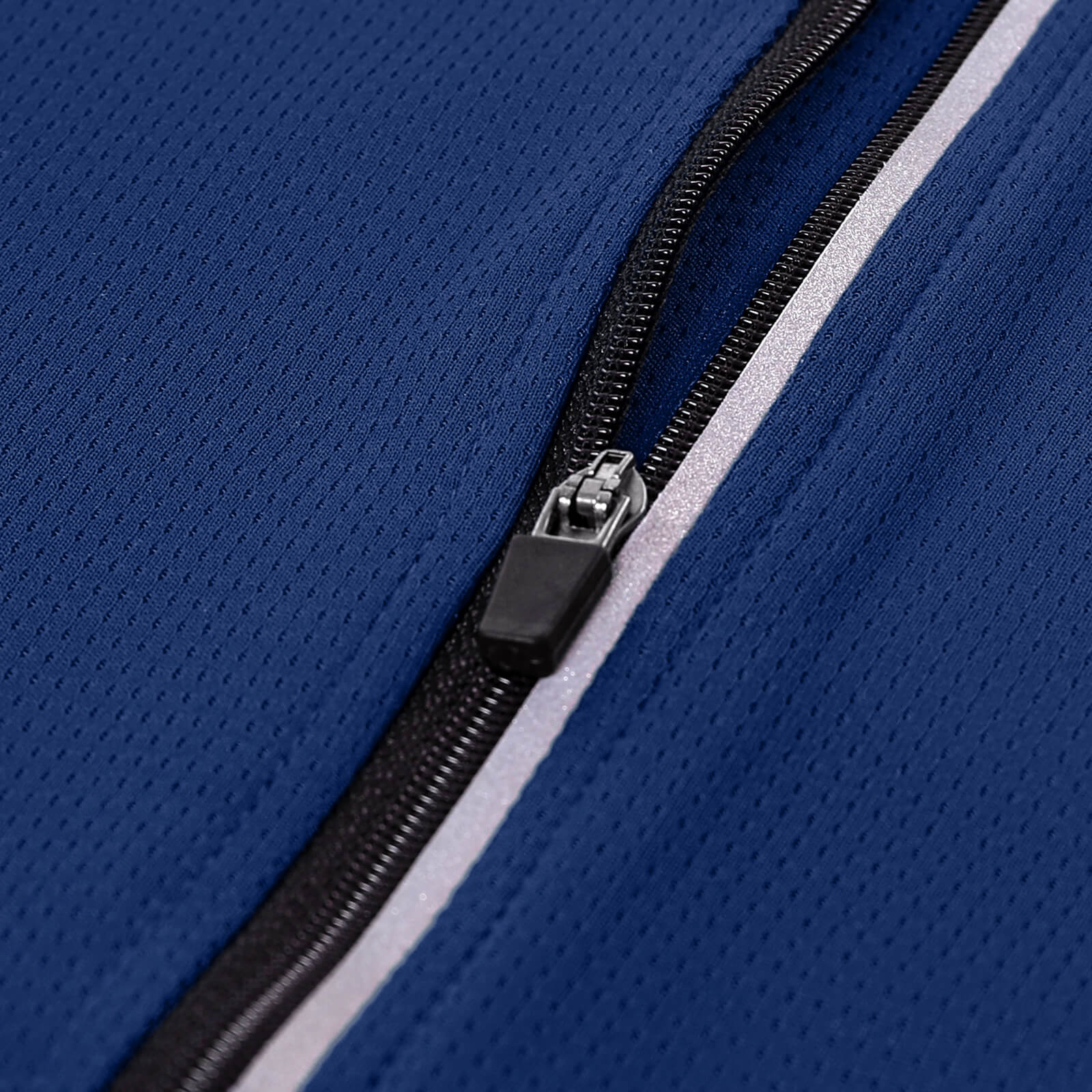 men cycling jersey navy blue zipper
