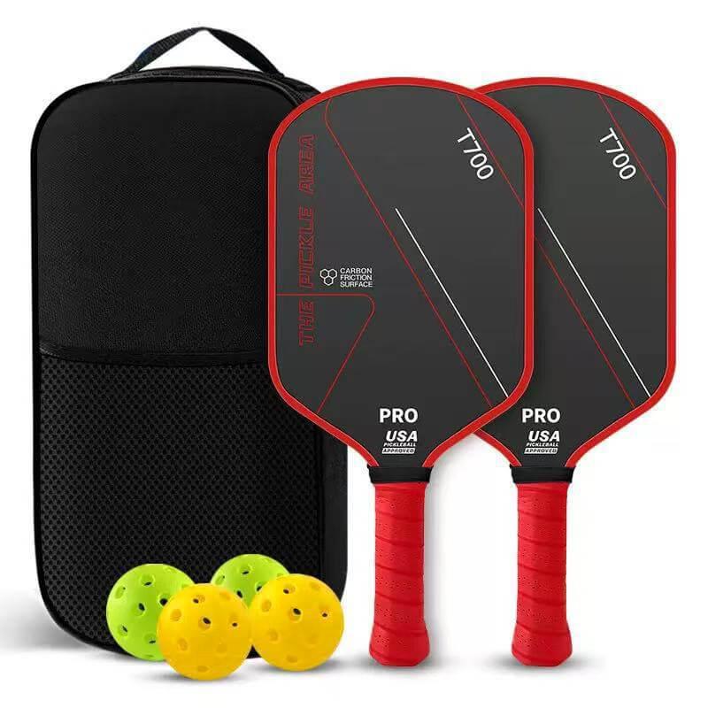 Pro Pickleball Paddle with T700 Carbon Fiber Surface – Lightweight & Durable