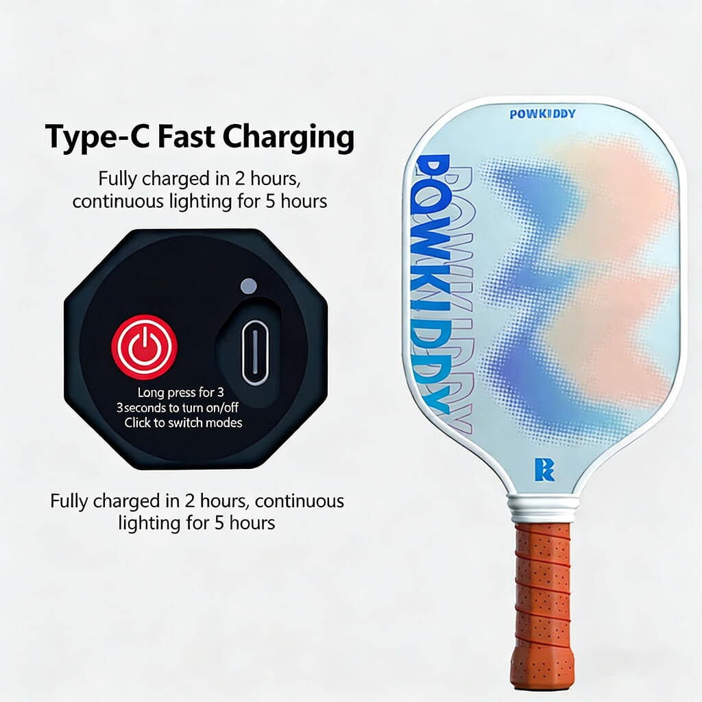 LED pickleball paddles