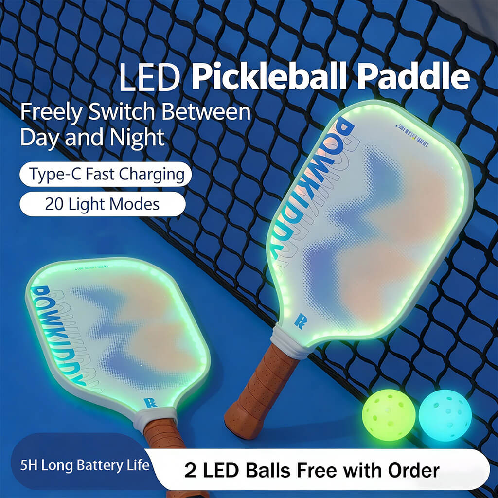 LED pickleball paddles