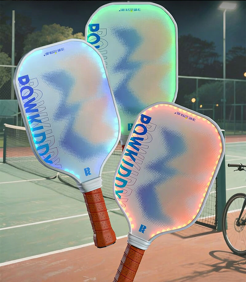 LED pickleball paddles