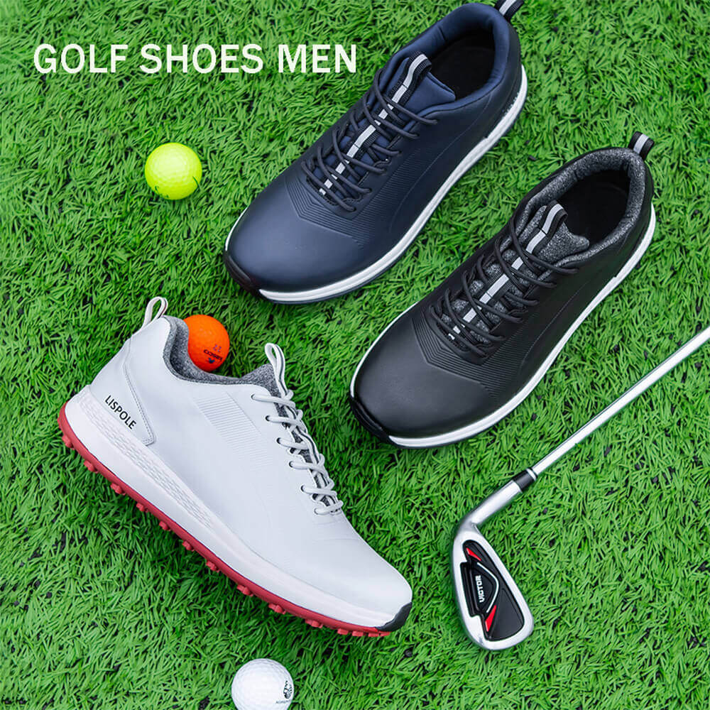 mens golf shoes on the grass