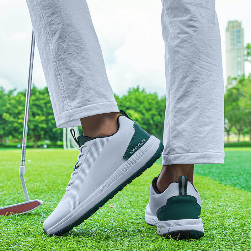 mens spikeless golf shoes green 5