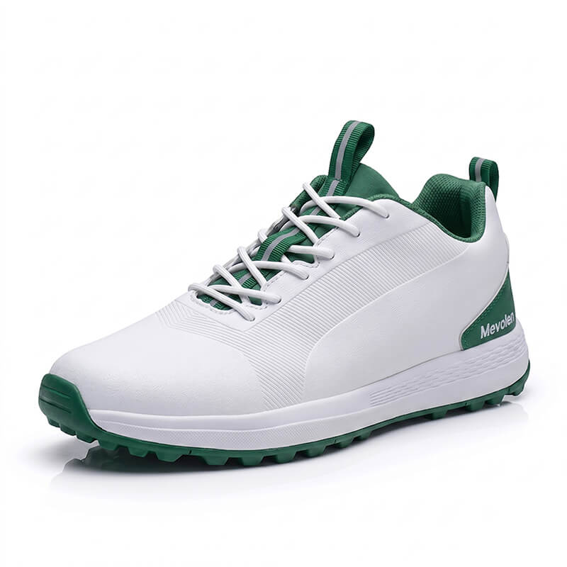 mens spikeless golf shoes green