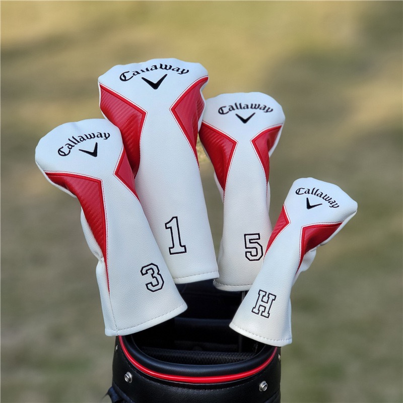 Premium Golf Headcovers - Driver, Fairway Woods (3/5), and Hybrids