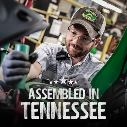 John Deere Z370R Electric ZTrak Zero-Turn Mower with 42-in Accel Deep Deck, 3.2kWh Sealed Lithium-Ion Battery - Assembled in Tennessee.