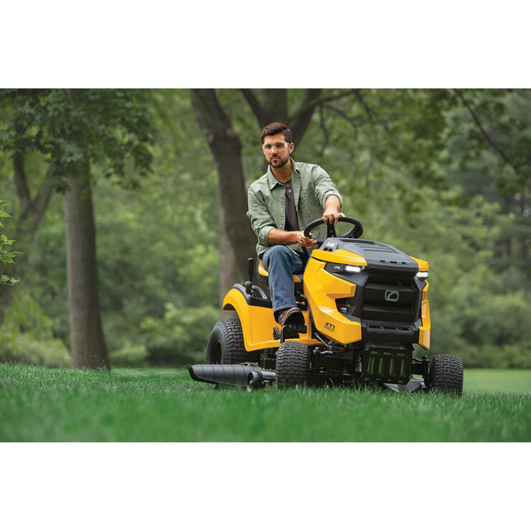 Cub Cadet XT1 LT46 Riding Lawn Mower with 46-in Stamped Deck, 22HP Kohler Twin-Cylinder Engine - 13APA9TTA10.
