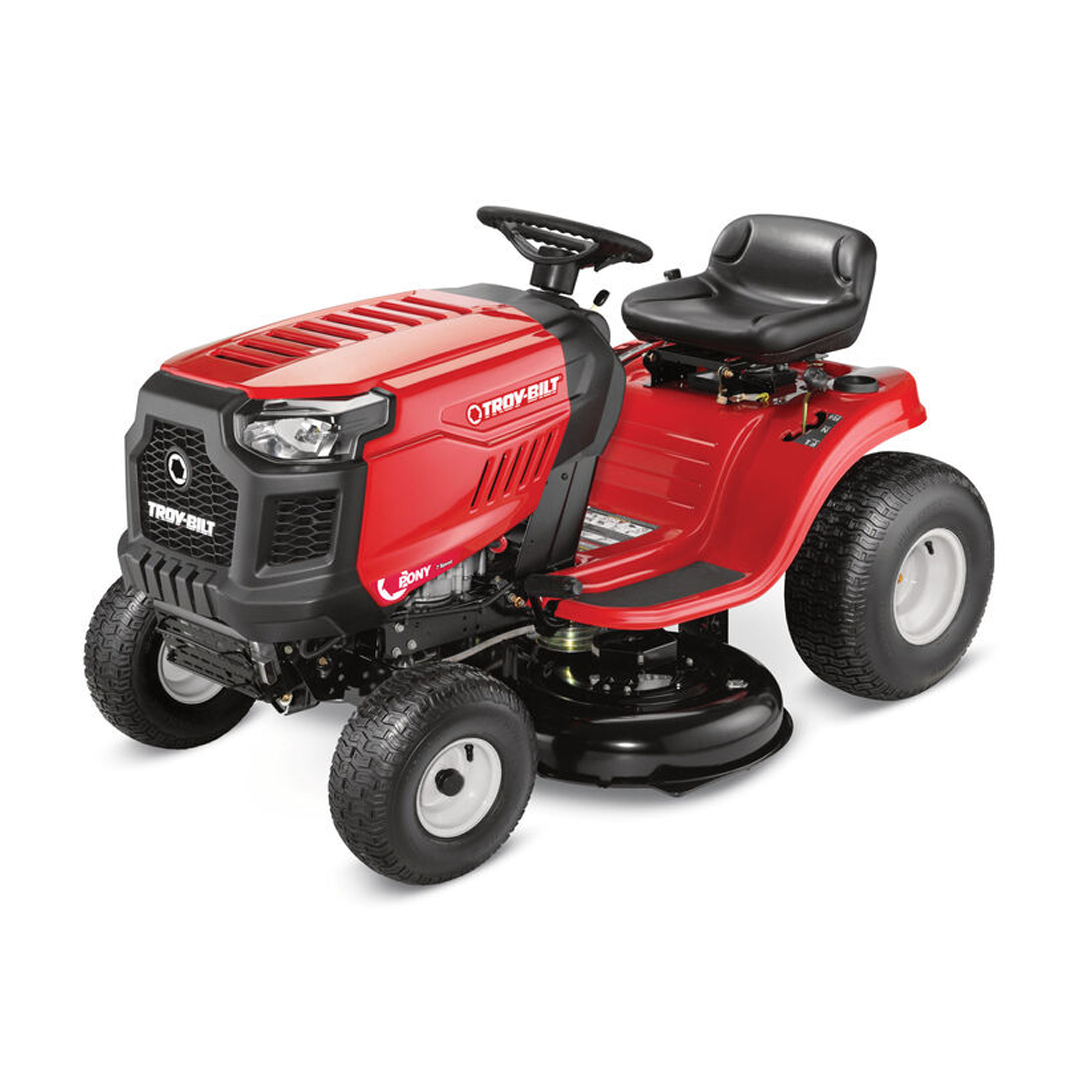 Troy-Bilt Pony 42 Riding Lawn Mower with 547cc Engine, 42-in Stamped Steel Deck, 7-Speed Shift-On-The-Go Transmission - 13A877BSA23.