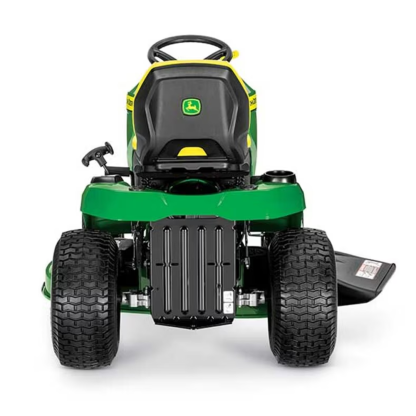 John Deere S110 Lawn Tractor with 19HP Engine, 42-in Edge Mower Deck, Hydrostatic Transmission - Assembled in Tennessee.