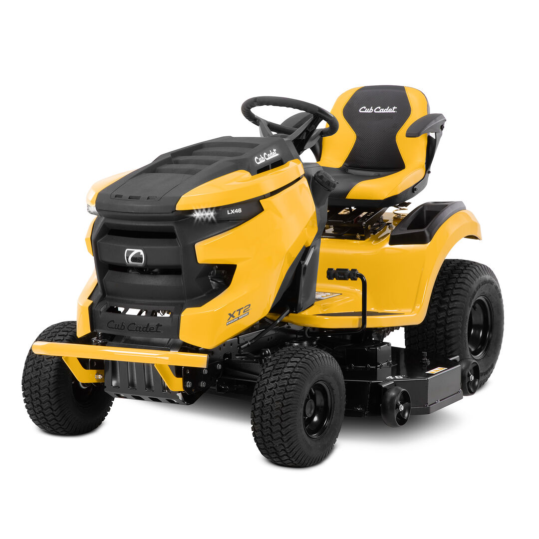 Cub Cadet XT2 LX46 Riding Lawn Mower with 46-in AeroForce Fabricated Deck, 22HP Kohler Twin-Cylinder Engine - 13APA1TNA10.
