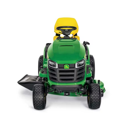 John Deere S120 Lawn Tractor with 22HP V-Twin Engine, 42-in Edge Mower Deck, Easy Change 30-Second Oil System - Assembled in Tennessee.
