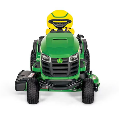 John Deere S240 Lawn Tractor with 21.5HP V-Twin Engine, 42-in Accel Deep Deck, K46 Hydrostatic Transmission - Assembled in Tennessee.