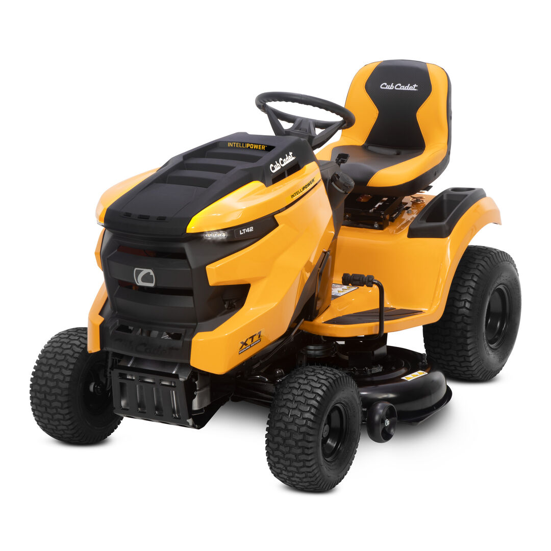 Cub Cadet XT1 LT42 IntelliPOWER Riding Lawn Mower with 42-in Stamped Deck, 547cc IntelliPOWER Engine - 13A6A9TS010.