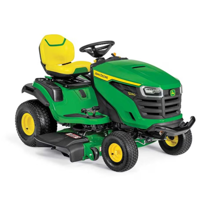 John Deere S240 Lawn Tractor with 21.5HP V-Twin Engine, 42-in Accel Deep Deck, K46 Hydrostatic Transmission - Assembled in Tennessee.