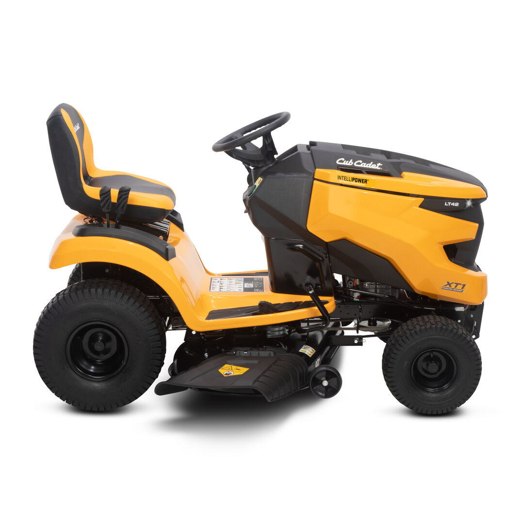 Cub Cadet XT1 LT42 IntelliPOWER Riding Lawn Mower with 42-in Stamped Deck, 547cc IntelliPOWER Engine - 13A6A9TS010.