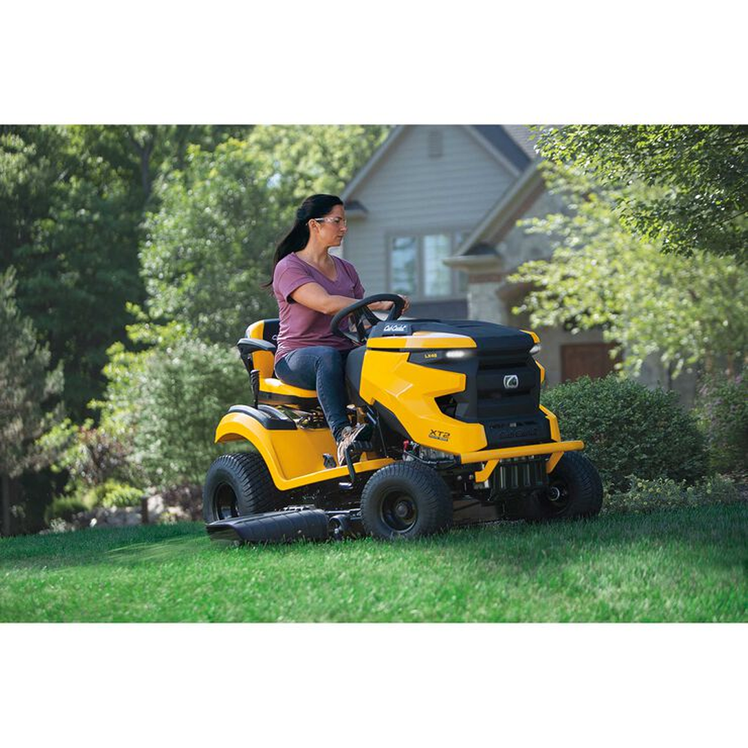 Cub Cadet XT2 LX46 Riding Lawn Mower with 46-in AeroForce Fabricated Deck, 22HP Kohler Twin-Cylinder Engine - 13APA1TNA10.