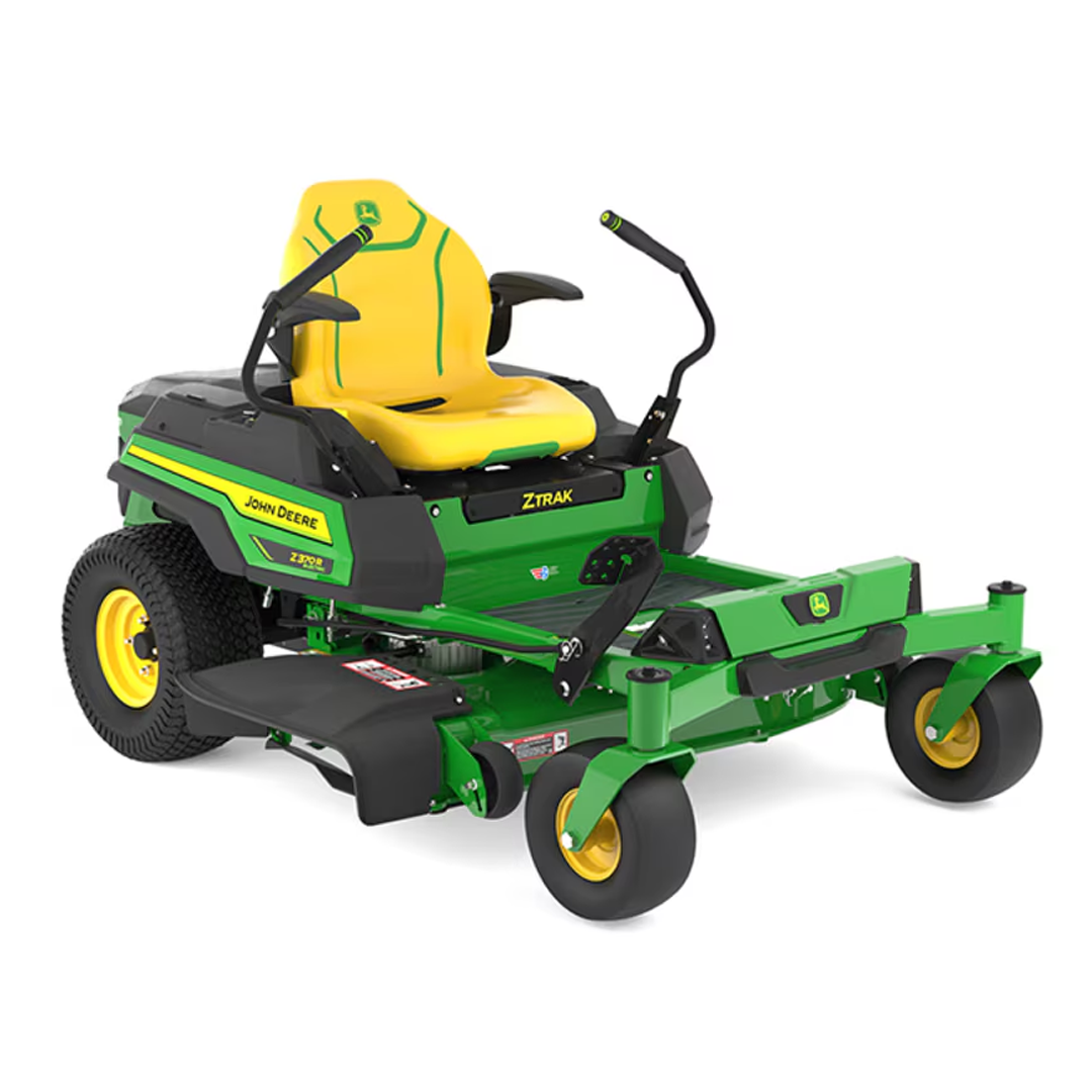 John Deere Z370R Electric ZTrak Zero-Turn Mower with 42-in Accel Deep Deck, 3.2kWh Sealed Lithium-Ion Battery - Assembled in Tennessee.