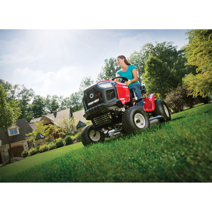 Troy-Bilt Pony 42 Riding Lawn Mower with 547cc Engine, 42-in Stamped Steel Deck, 7-Speed Shift-On-The-Go Transmission - 13A877BSA23.
