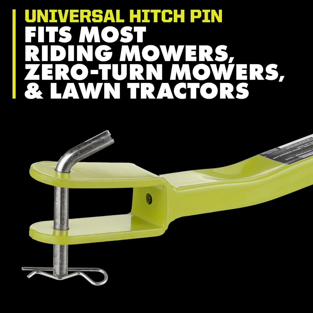 RYOBI 80V HP Brushless 42-in Battery Cordless Electric Riding Lawn Tractor Kit with 3x10Ah Batteries, Hyper Charger - RYRM8060.