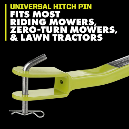 RYOBI 80V HP Brushless 42-in Battery Cordless Electric Riding Lawn Tractor Kit with 3x10Ah Batteries, Hyper Charger - RYRM8060.