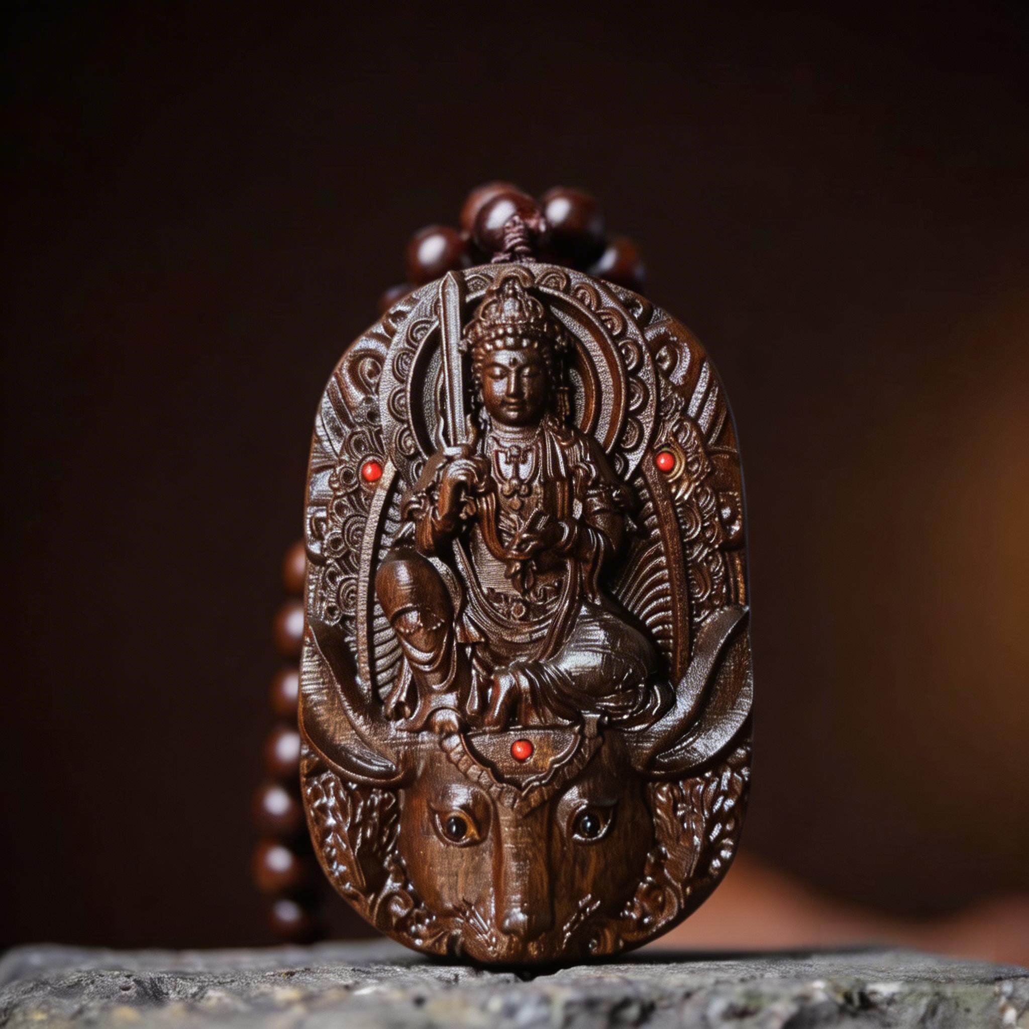 Agarwood Chinese Zodiac Pendant