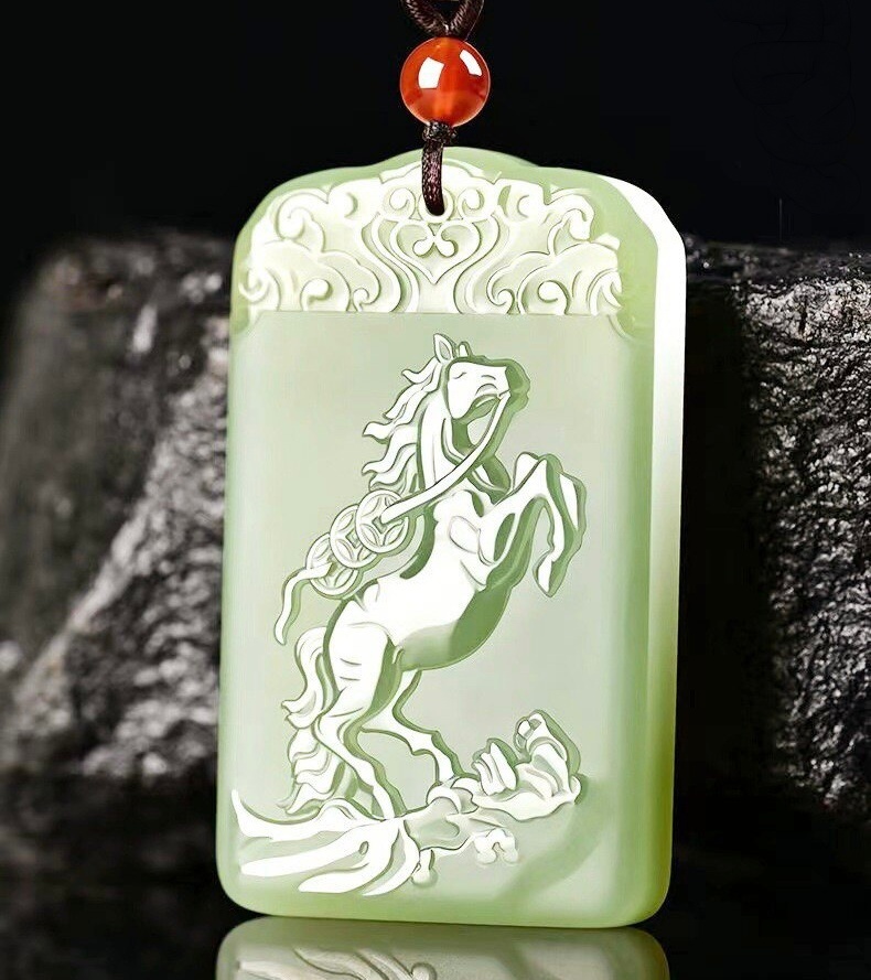 Yellow Jade Chinese Zodiac Pendant