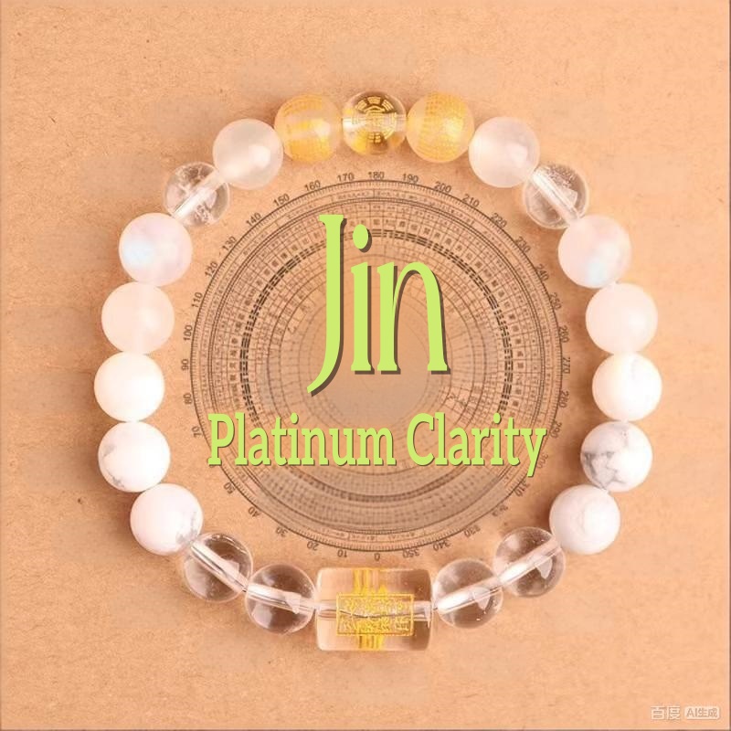 Platinum Clarity Energy Bracelet