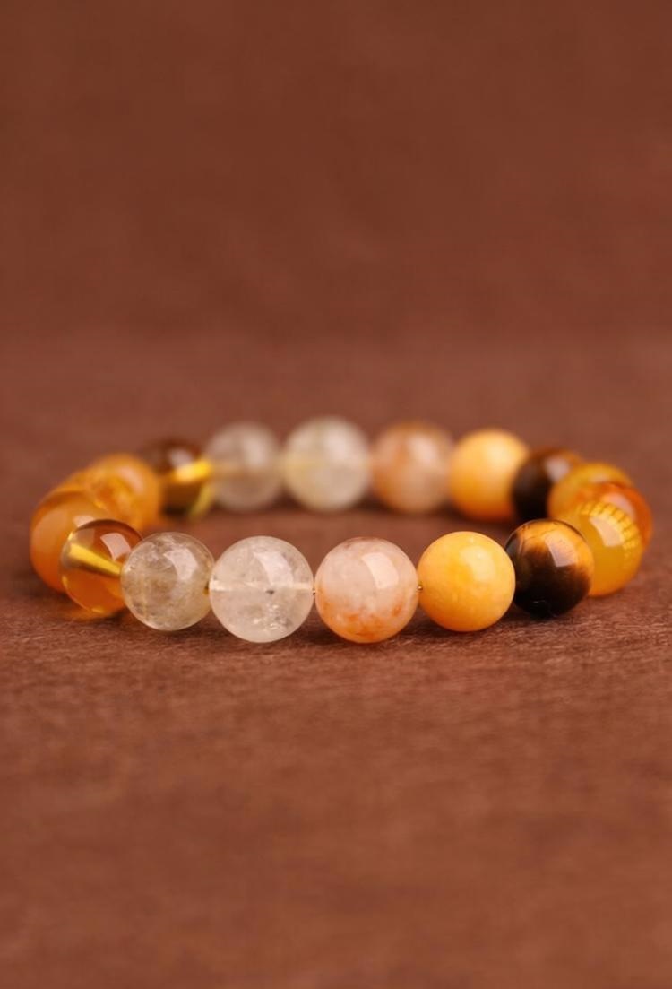 Ochre Abundance Energy Bracelet