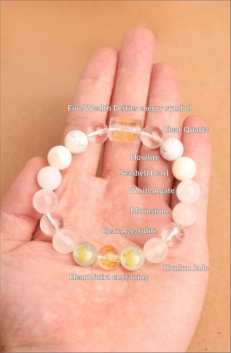 Platinum Clarity Energy Bracelet