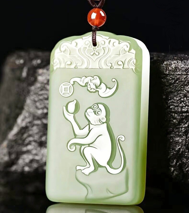 Yellow Jade Chinese Zodiac Pendant