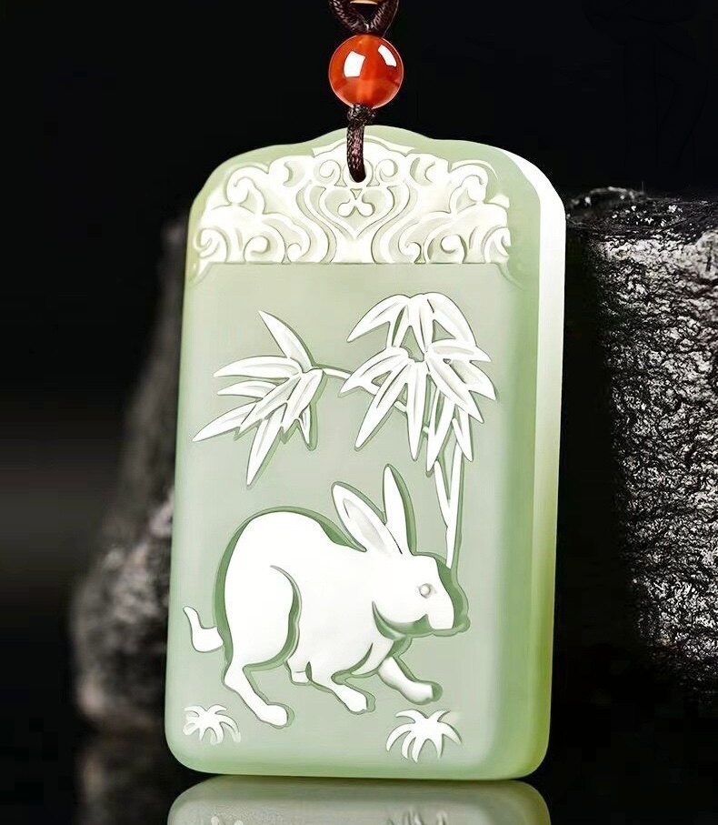 Yellow Jade Chinese Zodiac Pendant