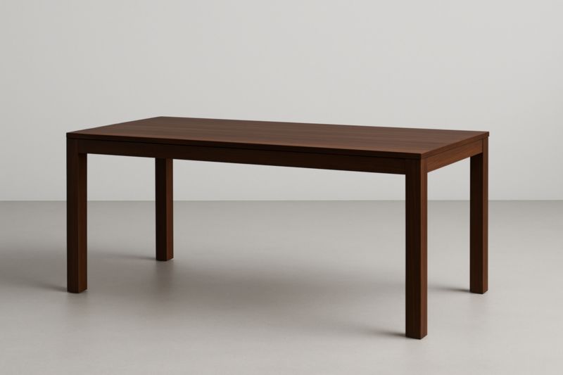 Table Rectangulaire en Bois Massif Marron 180x90x75 cm-Noravinel