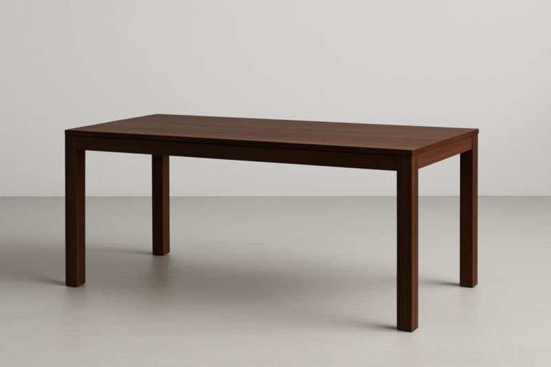 Table Rectangulaire en Bois Massif Marron 180x90x75 cm-Noravinel