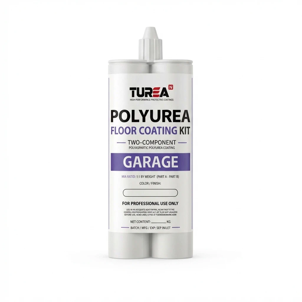 Turean Polyurea Garage Floor Coating Kit — Dual Cartridge, 2-Component (1:1)