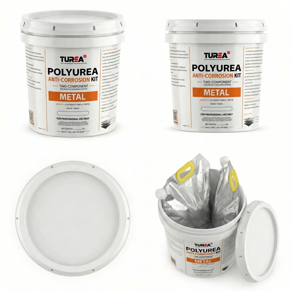 Turean Polyurea Metal Anti-Corrosion Kit (2-Component Polyaspartic Polyurea Coating)