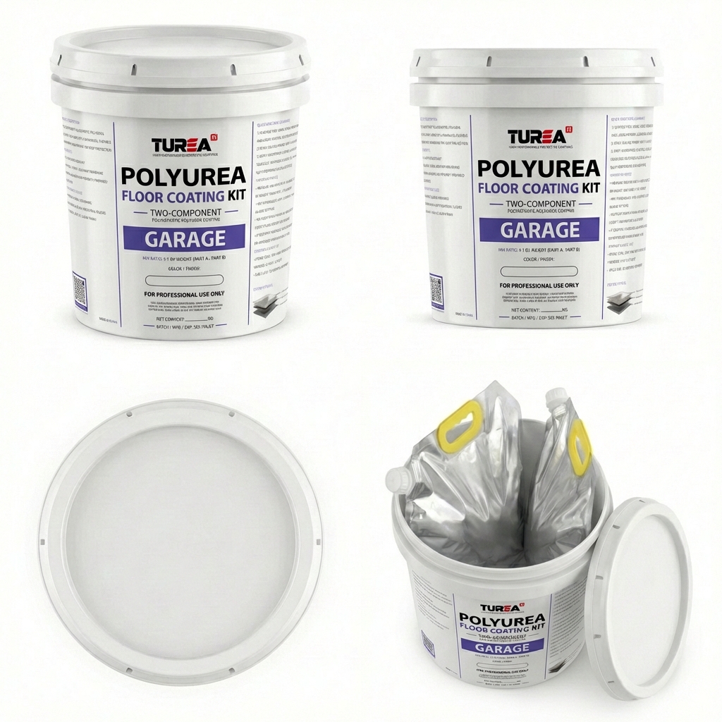 Turean Polyurea Garage Floor Coating Kit (2-Component Polyaspartic Polyurea)
