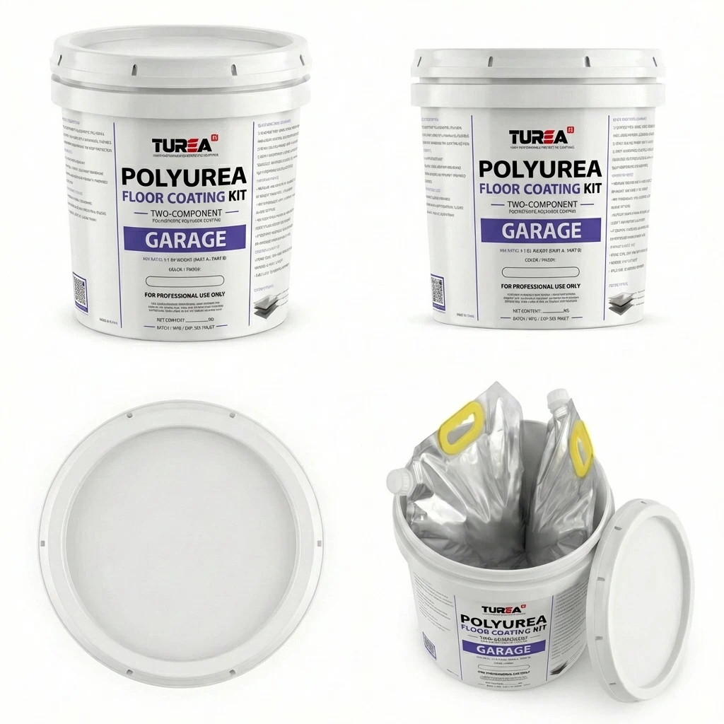 Turean Polyurea Garage Floor Coating Kit (2-Component Polyaspartic Polyurea)