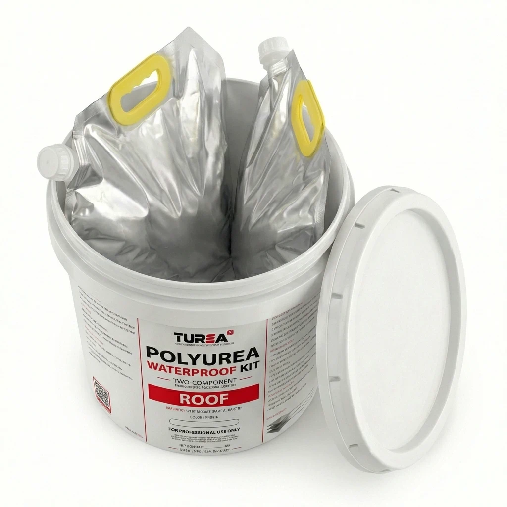 Turean Polyurea Roof Waterproof Kit (2-Component Polyaspartic Polyurea Coating)