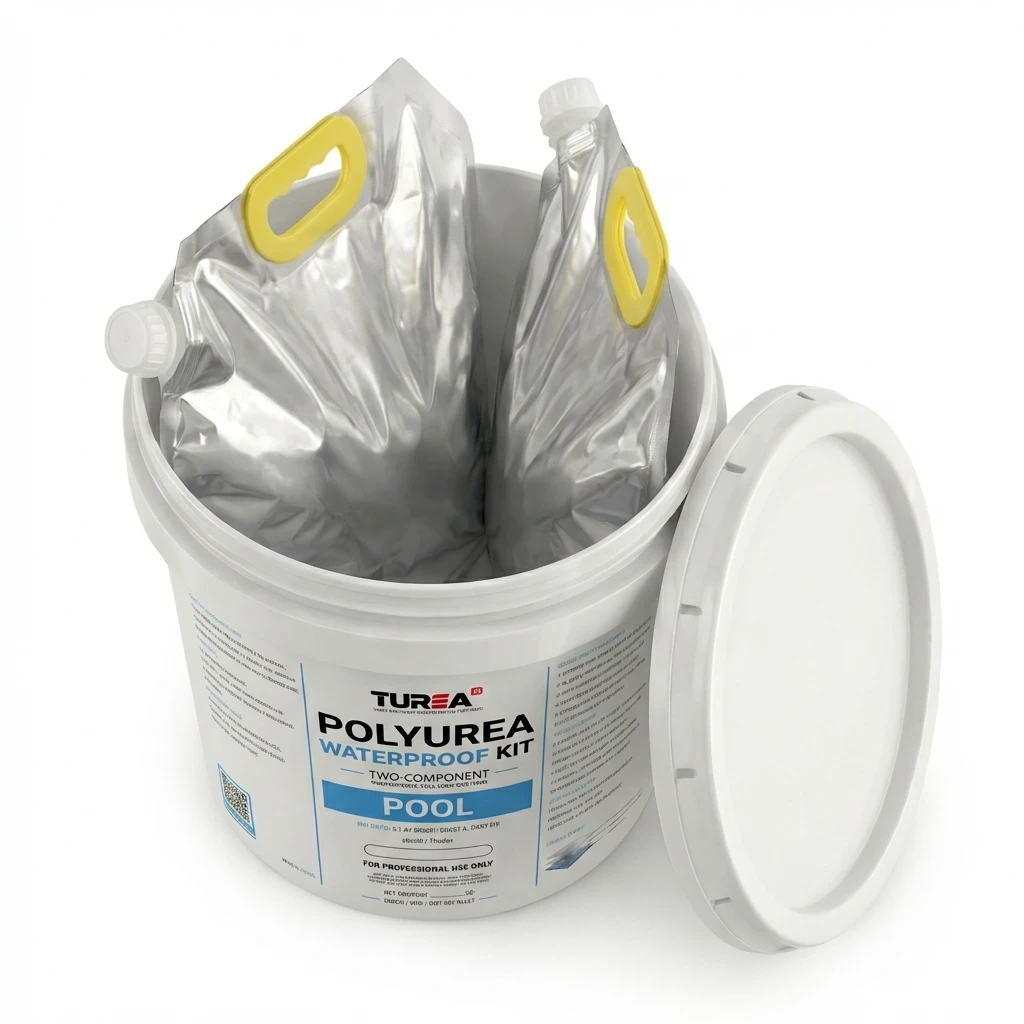 Turean Polyurea Pool Waterproof Kit (2-Component Polyaspartic Polyurea Coating)