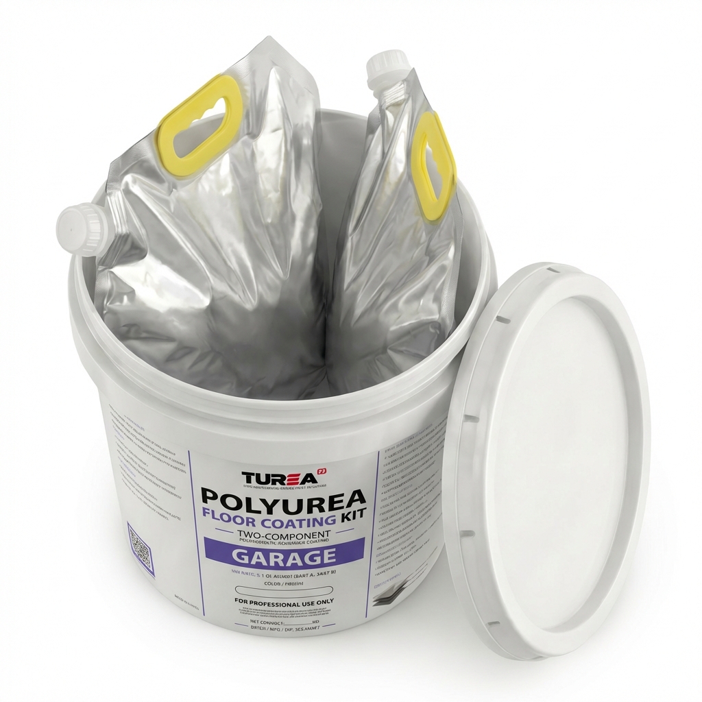 Turean Polyurea Garage Floor Coating Kit (2-Component Polyaspartic Polyurea)