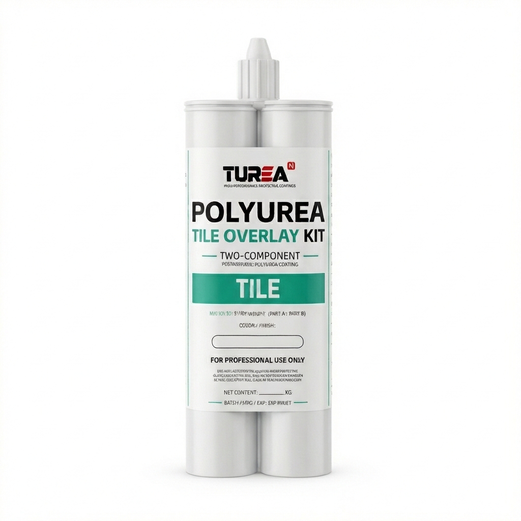 Turean Polyurea Tile Overlay Kit — Dual Cartridge, 2-Component (1:1)