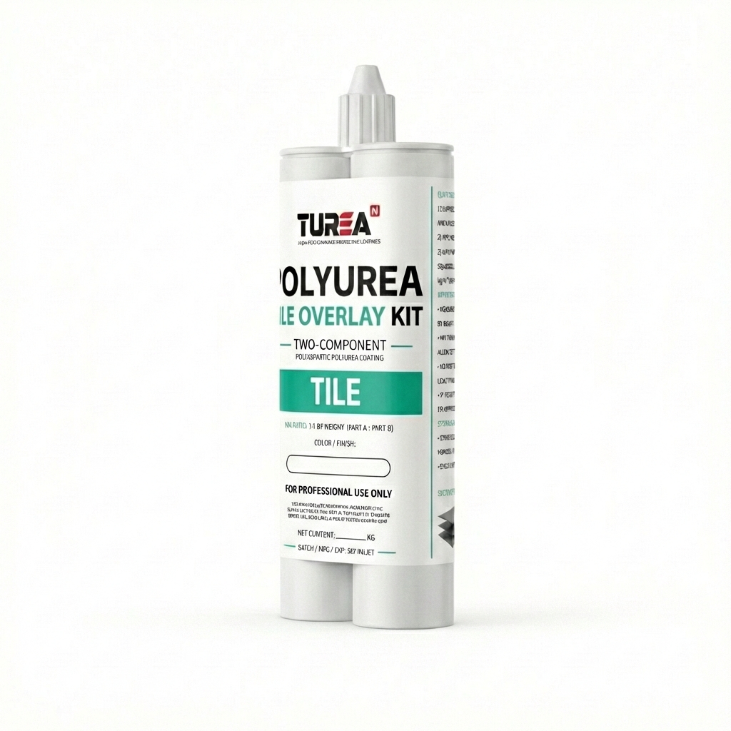 Turean Polyurea Tile Overlay Kit — Dual Cartridge, 2-Component (1:1)
