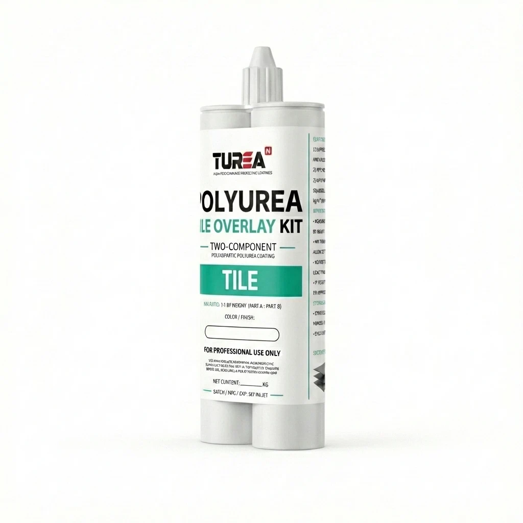 Turean Polyurea Tile Overlay Kit — Dual Cartridge, 2-Component (1:1)