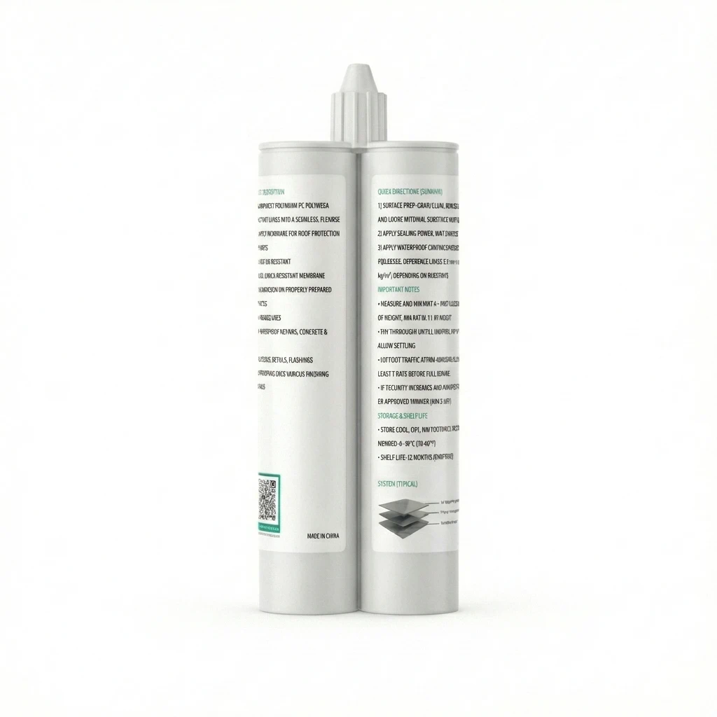 Turean Polyurea Tile Overlay Kit — Dual Cartridge, 2-Component (1:1)