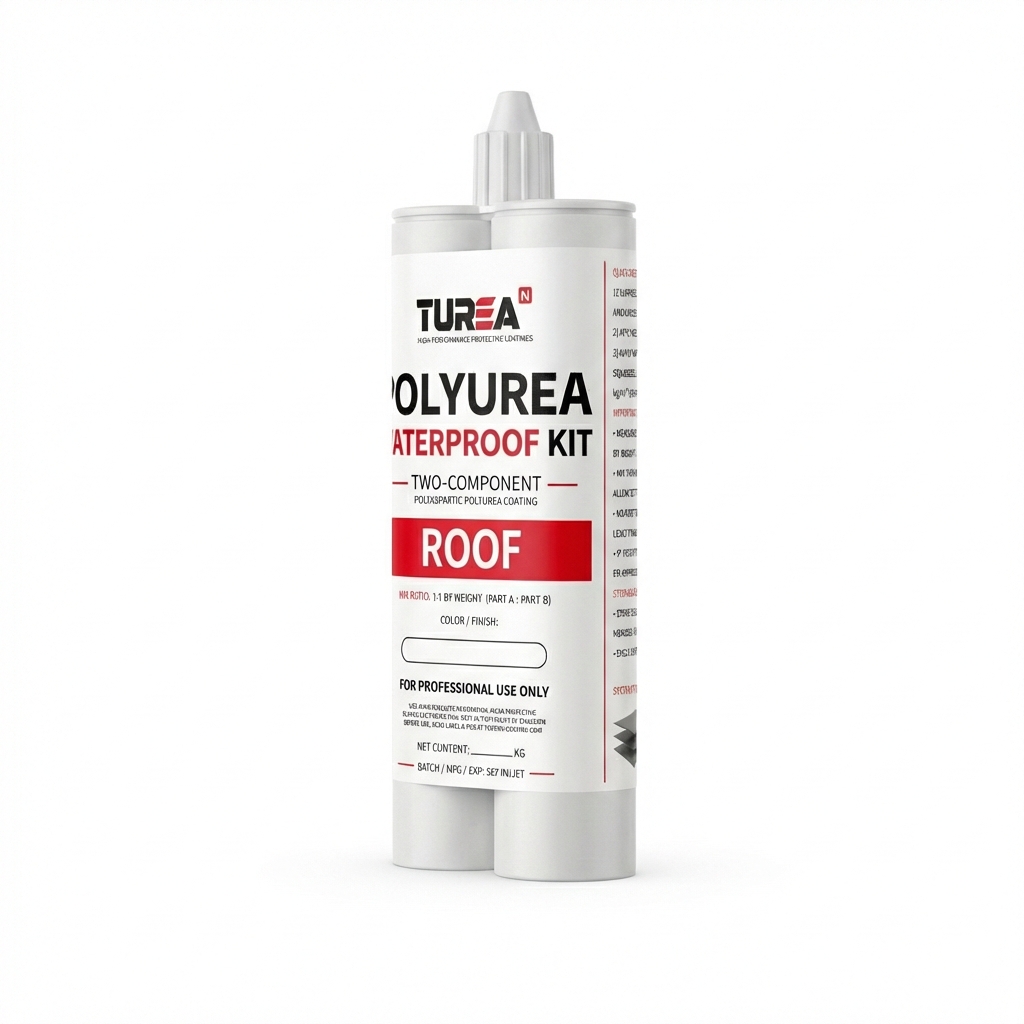 Turean Polyurea Roof Waterproof Repair Kit — Dual Cartridge, 2-Component (1:1)