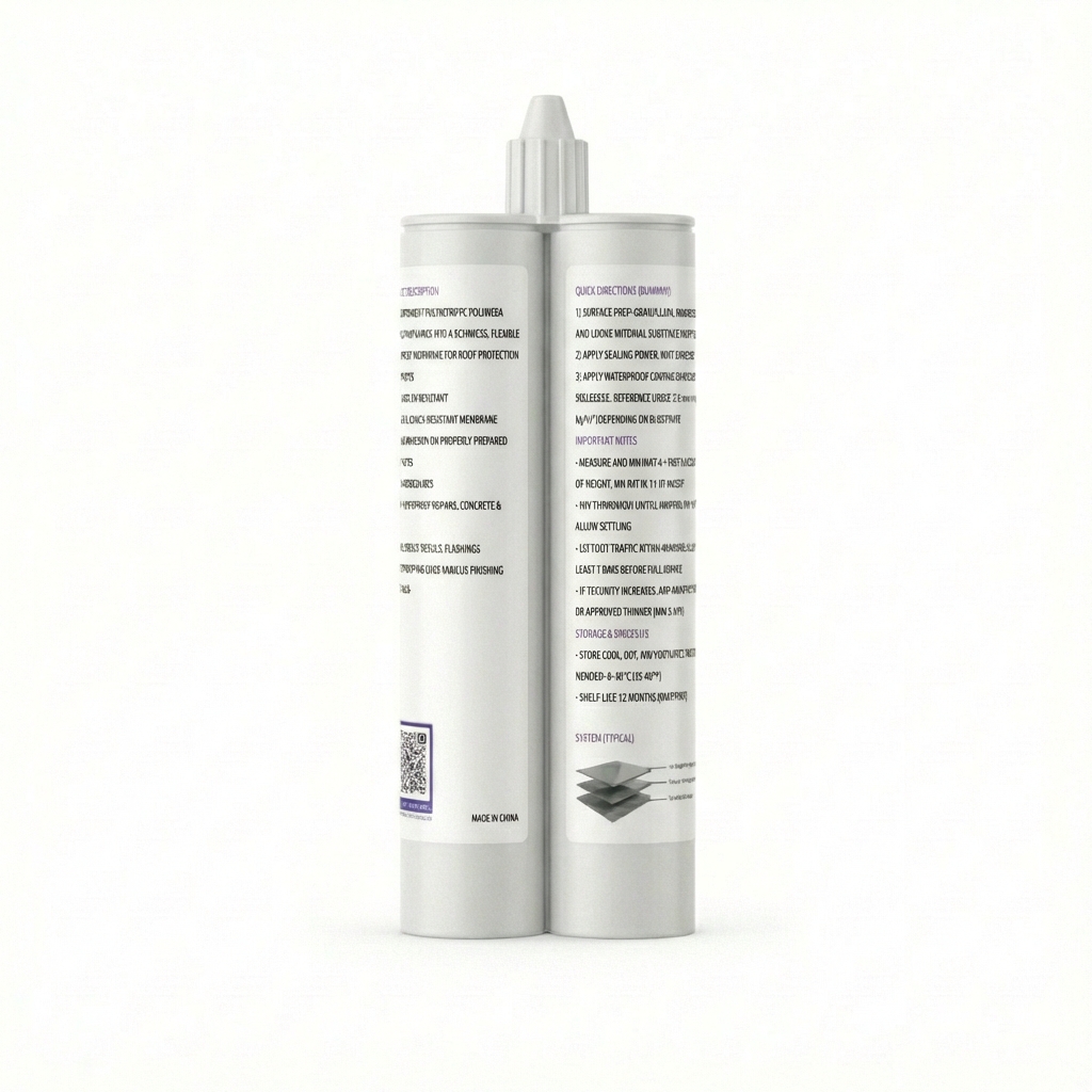 Turean Polyurea Garage Floor Coating Kit — Dual Cartridge, 2-Component (1:1)